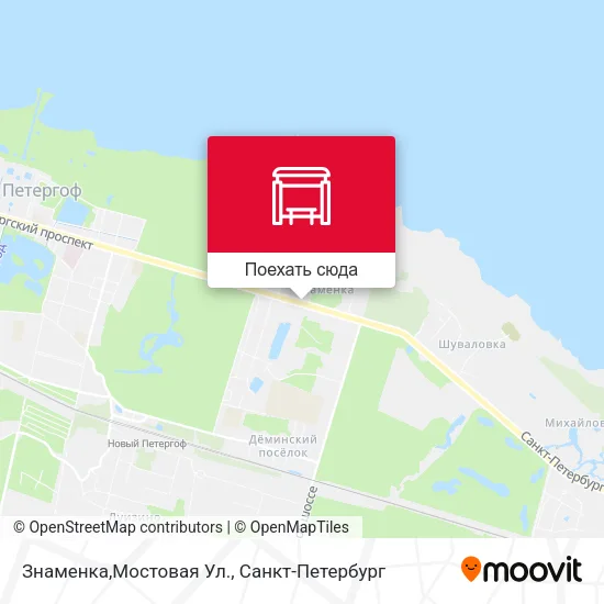 Карта Знаменка,Мостовая Ул.