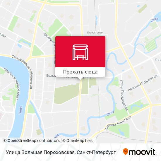 Карта Улица Большая Пороховская