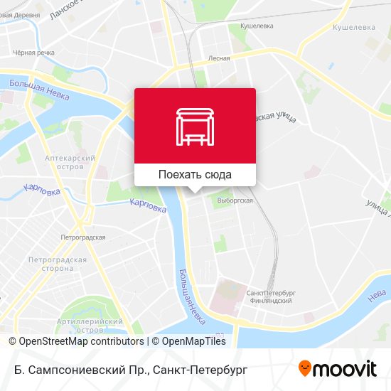 Карта Б. Сампсониевский Пр.