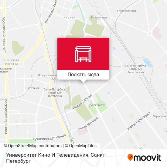 Карта Университет Кино И Телевидения