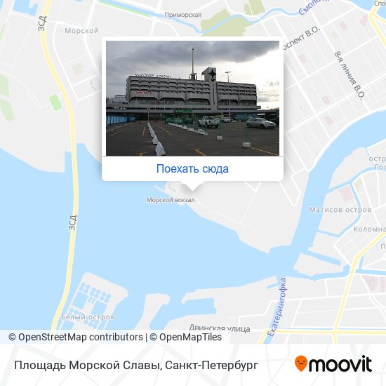 Карта Площадь Морской Славы