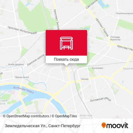 Карта Земледельческая Ул.