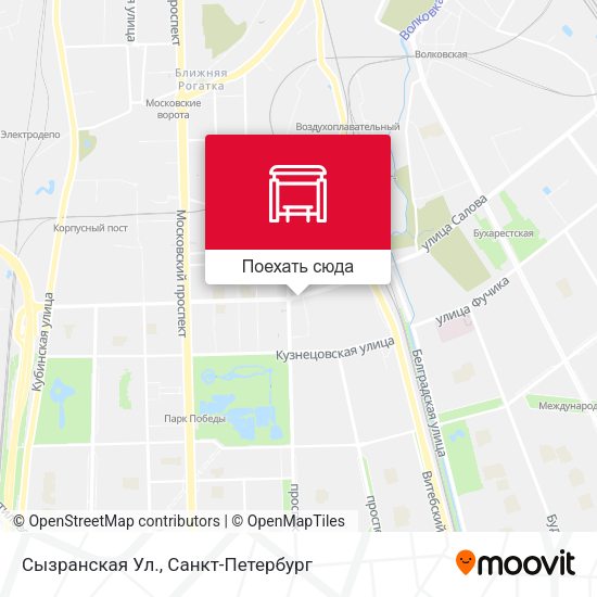 Карта Сызранская Ул.