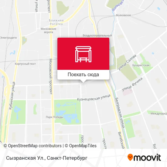 Карта Сызранская Ул.