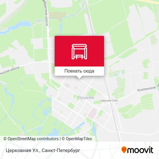 Карта Церковная Ул.