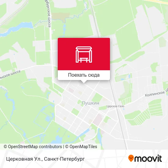 Карта Церковная Ул.