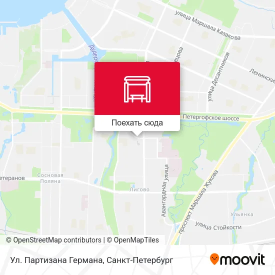 Карта Ул. Партизана Германа