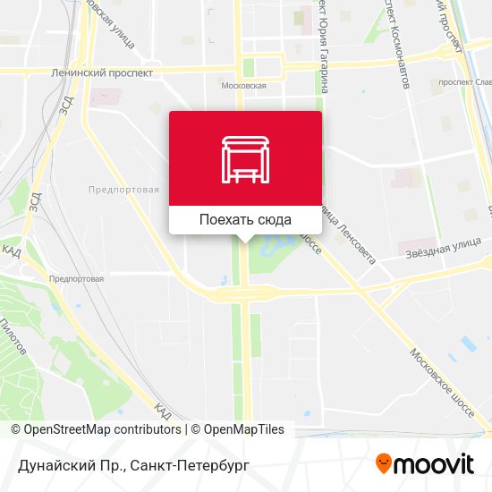 Карта Дунайский Пр.