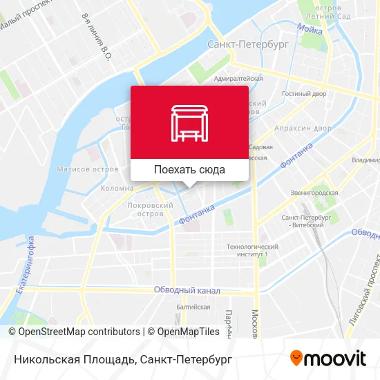 Карта Никольская Площадь