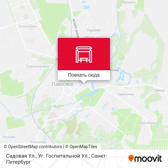 Карта Садовая Ул., Уг. Госпитальной Ул.