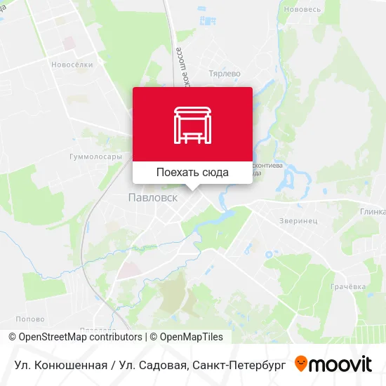 Карта Ул. Конюшенная / Ул. Садовая
