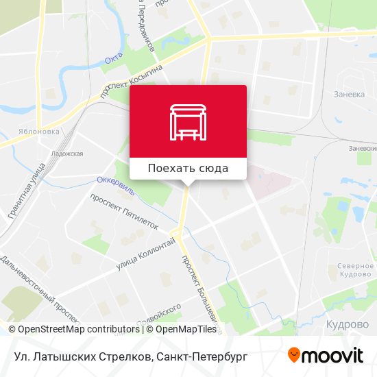 Карта Ул. Латышских Стрелков