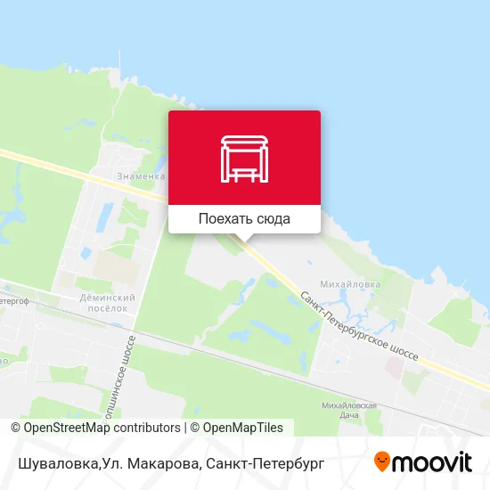 Карта Шуваловка,Ул. Макарова