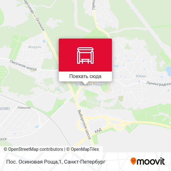 Карта Пос. Осиновая Роща,1