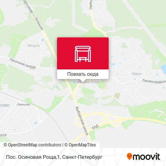 Карта Пос. Осиновая Роща,1