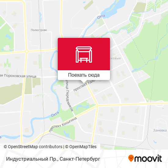 Карта Индустриальный Пр.