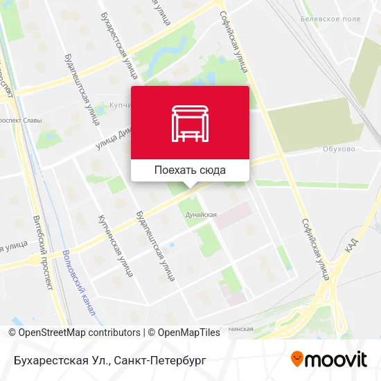 Карта Бухарестская Ул.
