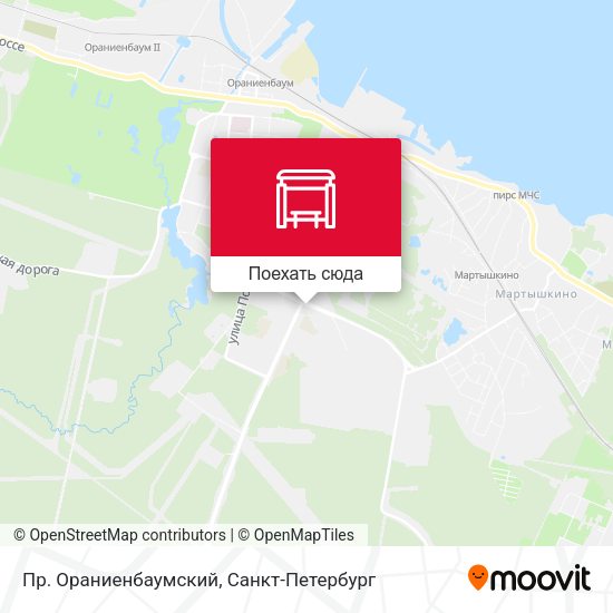 Карта Пр. Ораниенбаумский