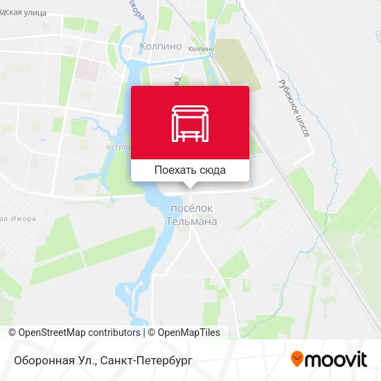 Карта Оборонная Ул.