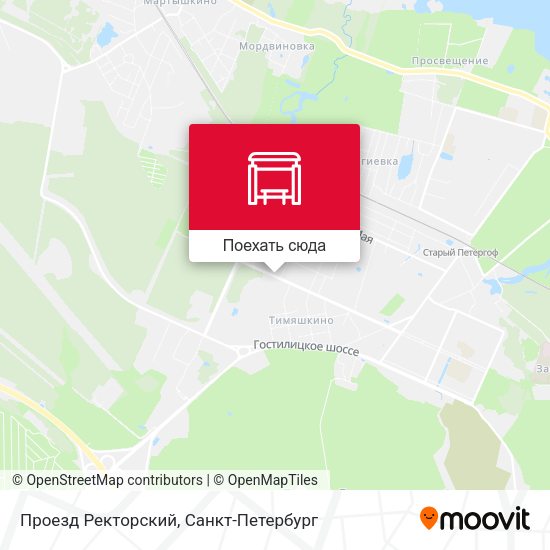 Карта Проезд Ректорский