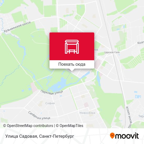 Карта Улица Садовая