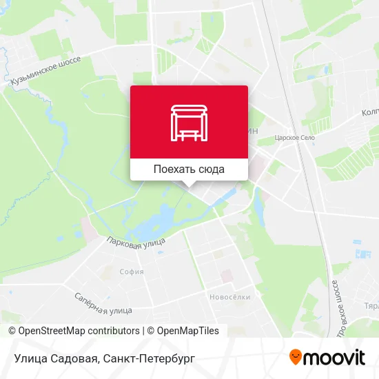 Карта Улица Садовая