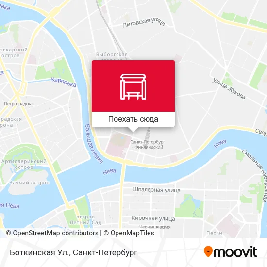 Карта Боткинская Ул.