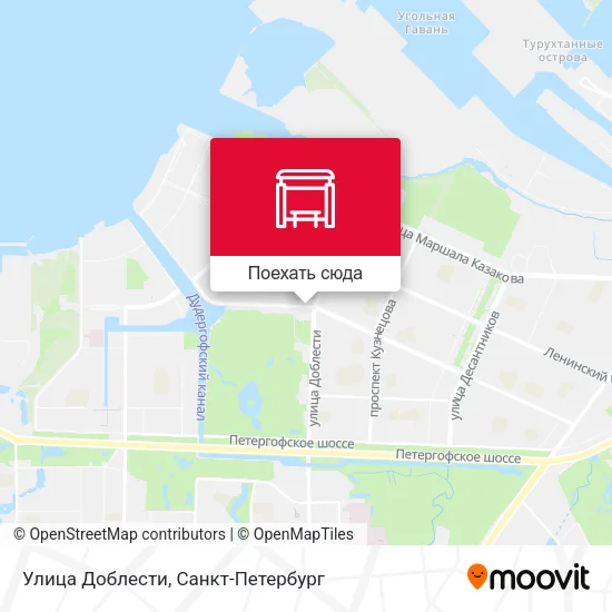 Карта Улица Доблести