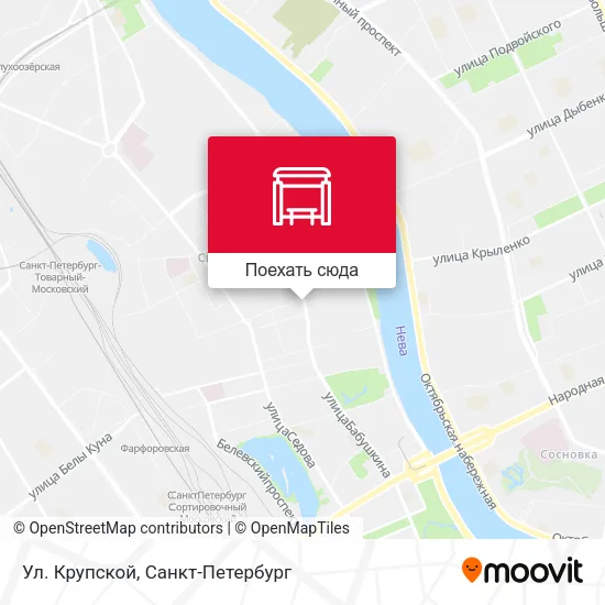 Карта Ул. Крупской