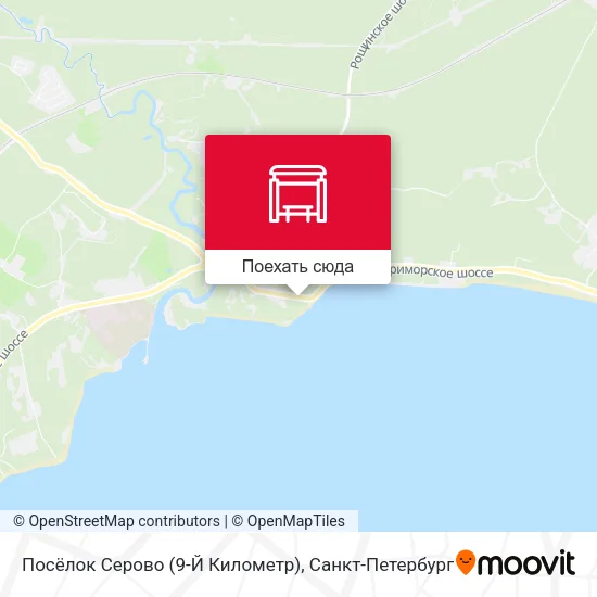 Карта Посёлок Серово (9-Й Километр)