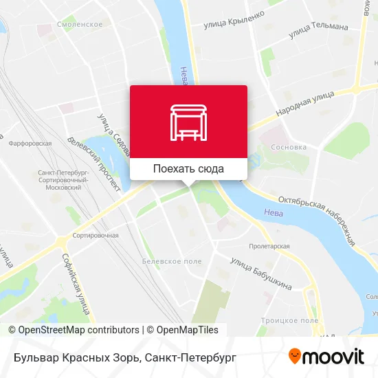 Карта Бульвар Красных Зорь