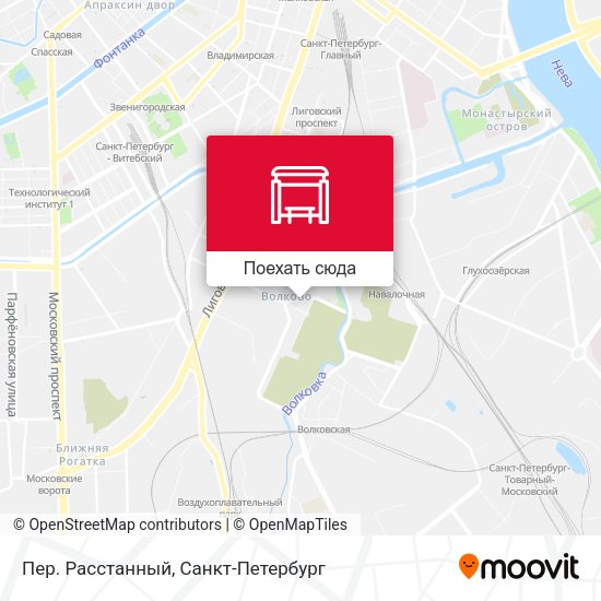 Карта Пер. Расстанный