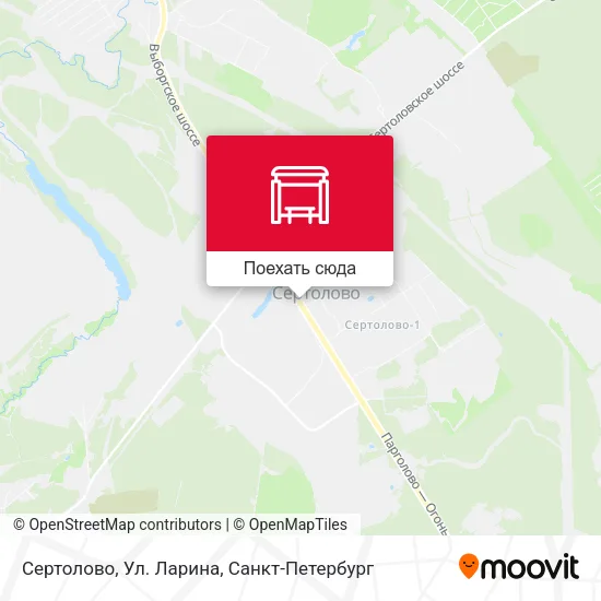 Карта Сертолово, Ул. Ларина