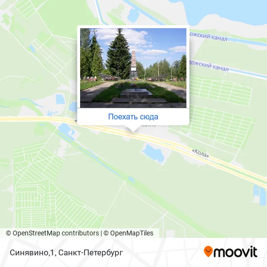 Карта Синявино,1