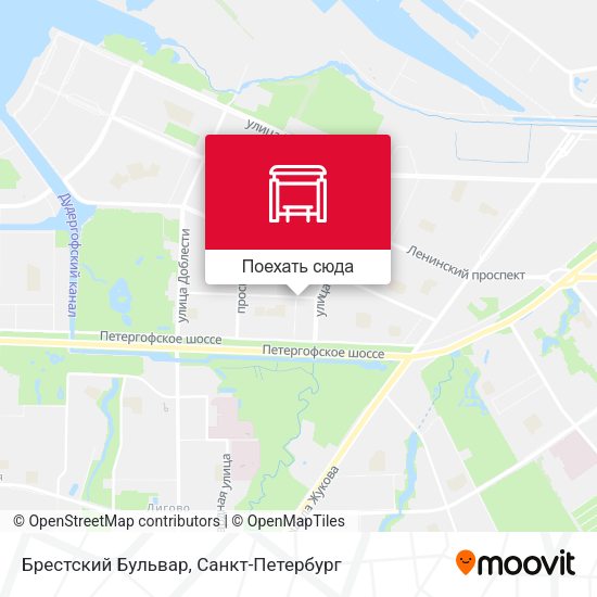 Карта Брестский Бульвар