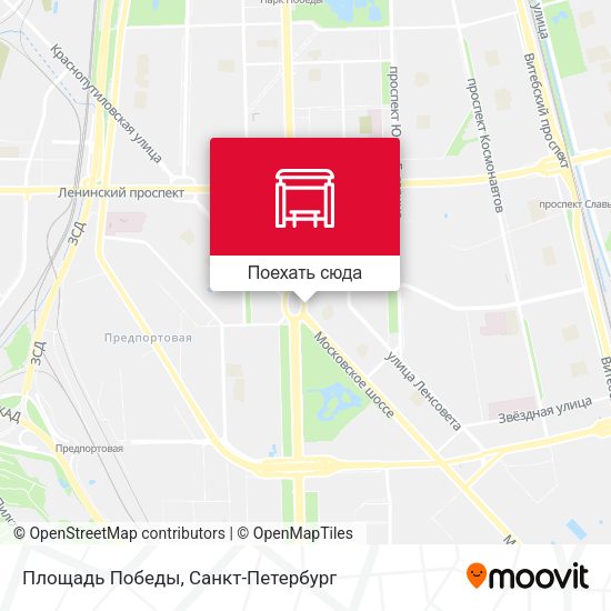 Карта Площадь Победы