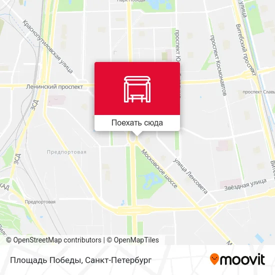 Карта Площадь Победы
