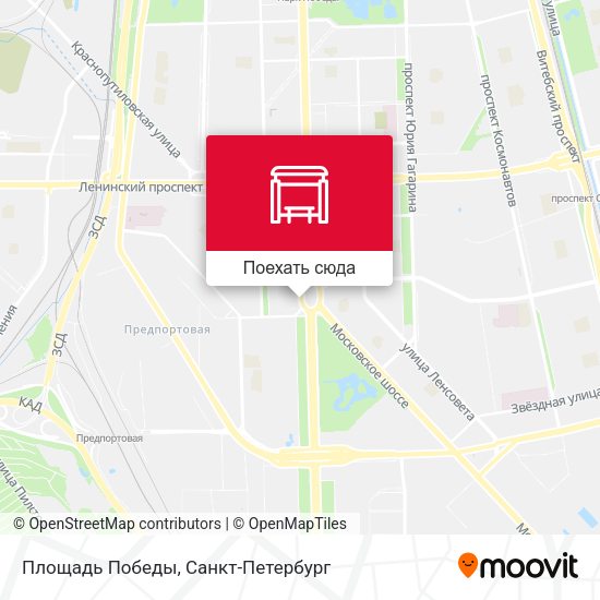 Карта Площадь Победы