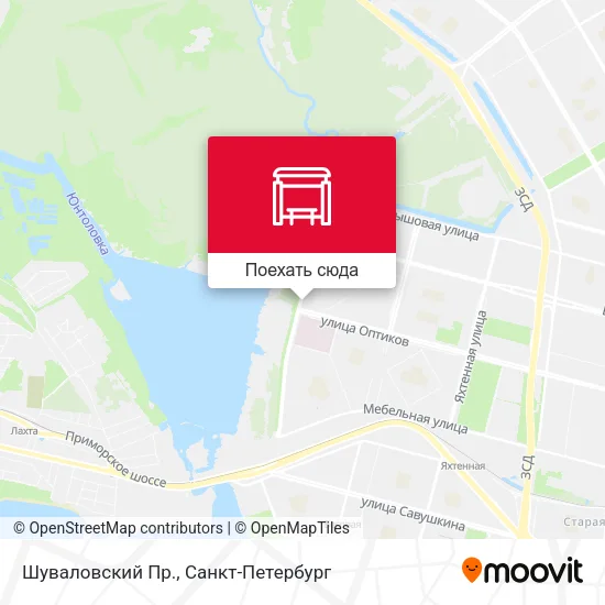 Карта Шуваловский Пр.