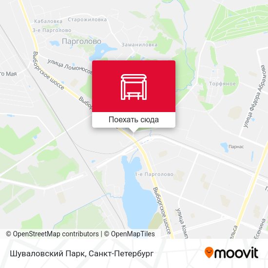 Карта Шуваловский Парк