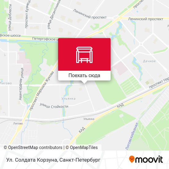 Карта Ул. Солдата Корзуна