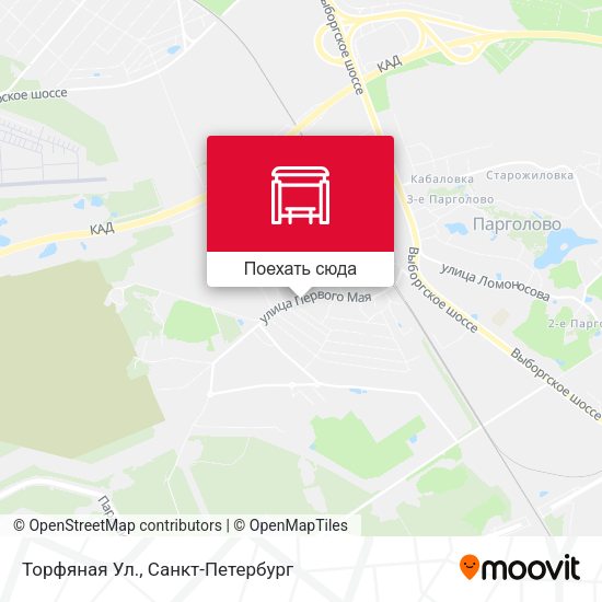 Карта Торфяная Ул.