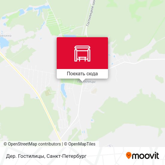 Карта Дер. Гостилицы