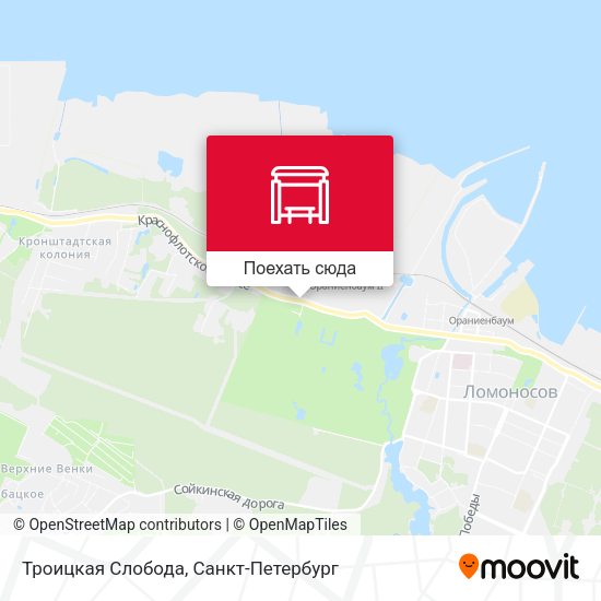 Карта Троицкая Слобода