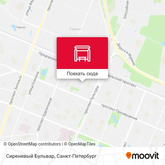 Карта Сиреневый Бульвар