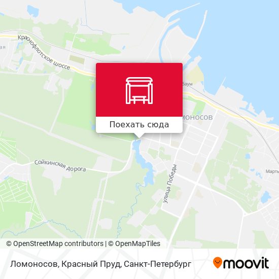 Карта Ломоносов, Красный Пруд