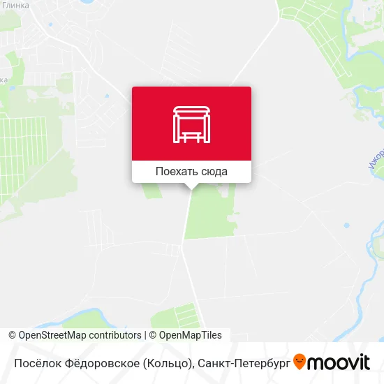 Карта Посёлок Фёдоровское (Кольцо)
