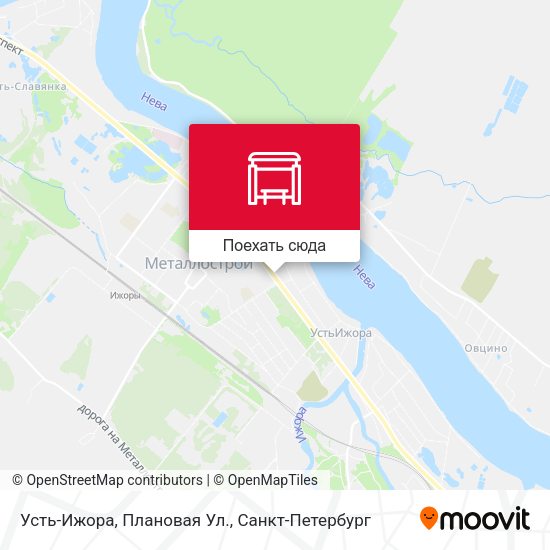 Карта Усть-Ижора, Плановая Ул.