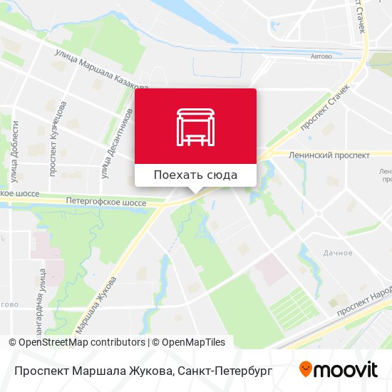 Карта Проспект Маршала Жукова