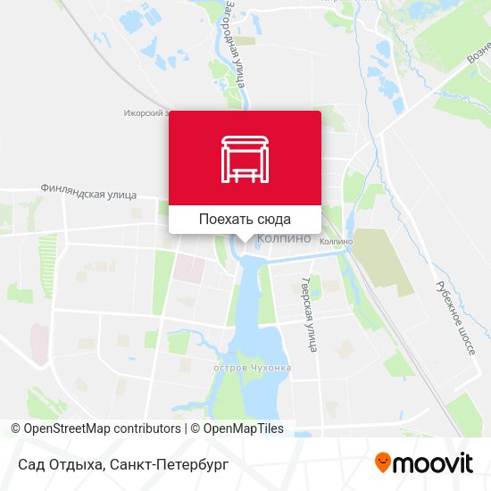 Карта Сад Отдыха